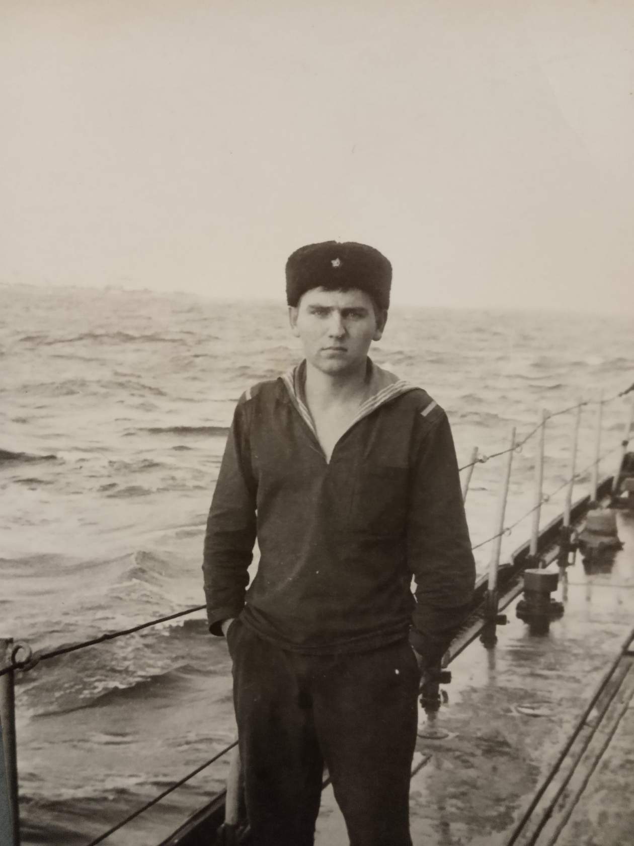 ОС-19 в море. Ляшков Валерий.