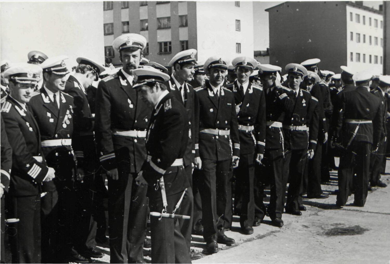 Островная. День ВМФ, 1976 год. Экипаж К-460